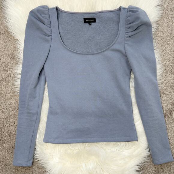 MAJORELLE Puff Sleeve Top Womens Size XS Soft Girl Whimsical Regencycore Ballet - Picture 1 of 7